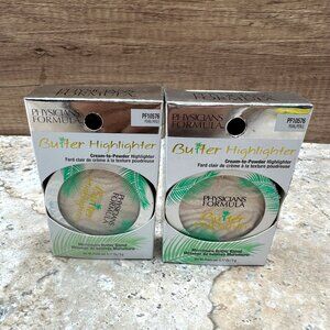 2X Physicians Formula Butter Highlighter Pearl PF10576 Murumuru Cream to Powder